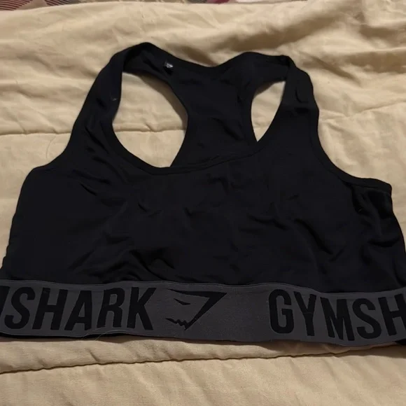 Gymshark Black Sports Bra - Picture 1 of 2